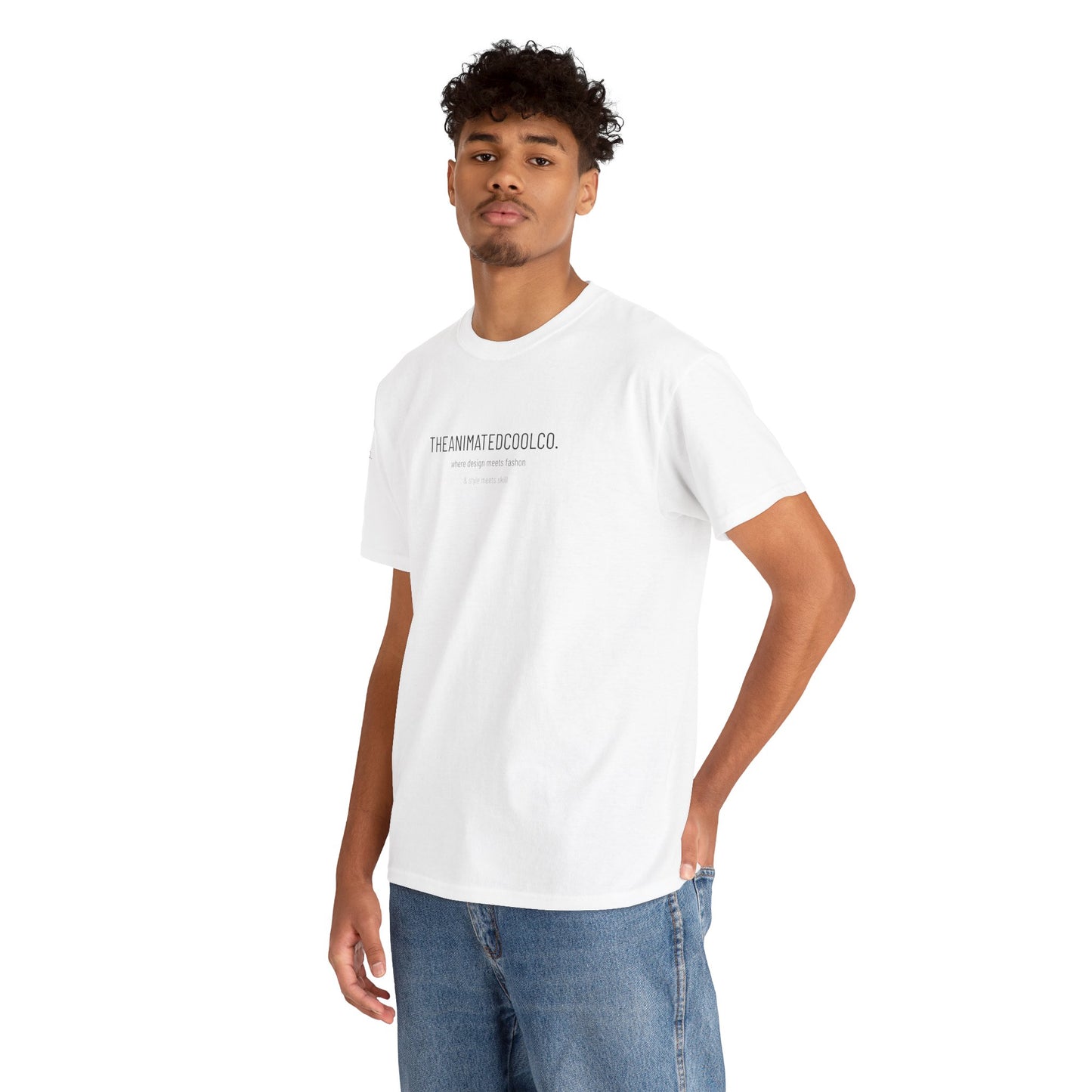 The Animated Cool Co. T-Shirt typography White