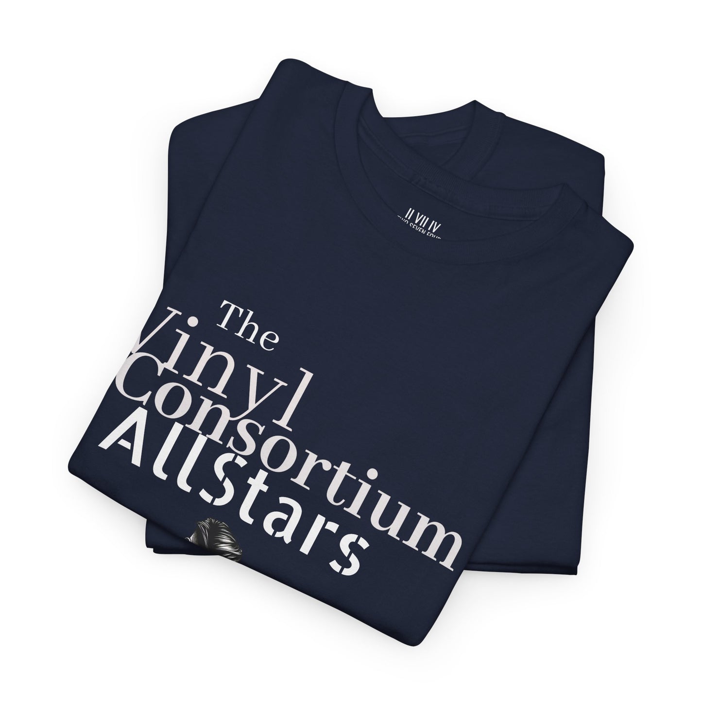 The Vinyl Consortium T-Shirt | Premium Allstars Blue|