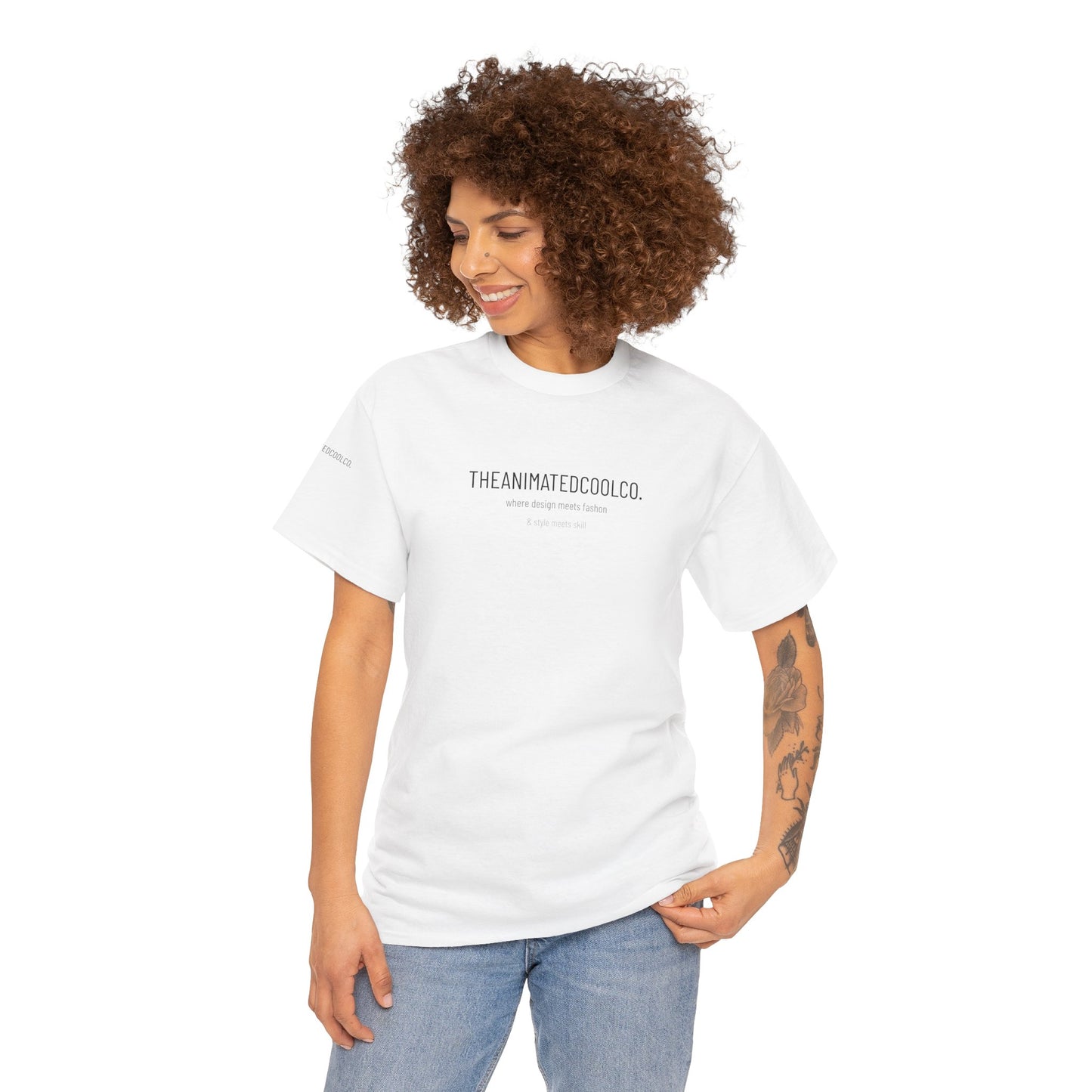 The Animated Cool Co. T-Shirt typography White