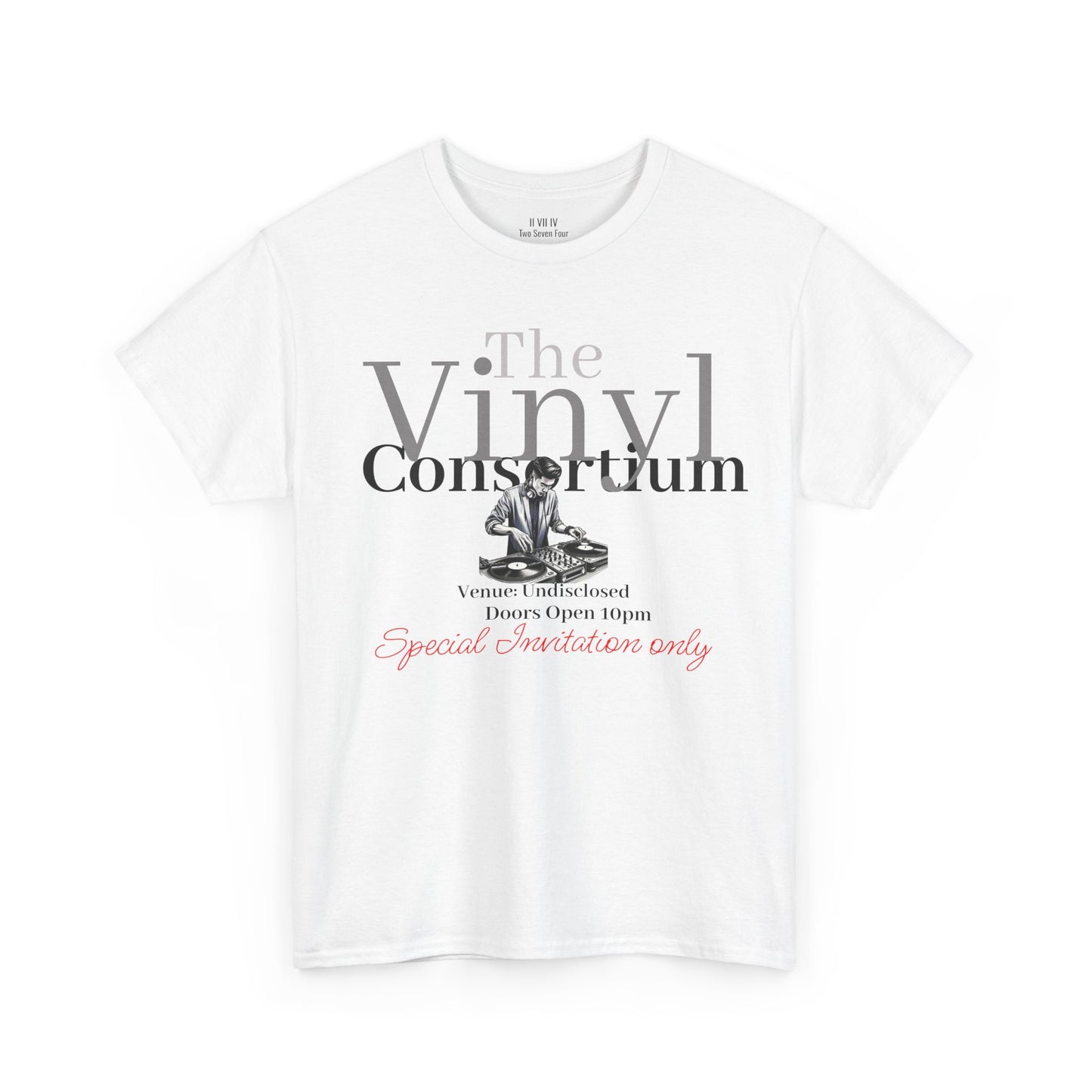 The Vinyl Consortium SIO TShirt | Premium  White Tshirt