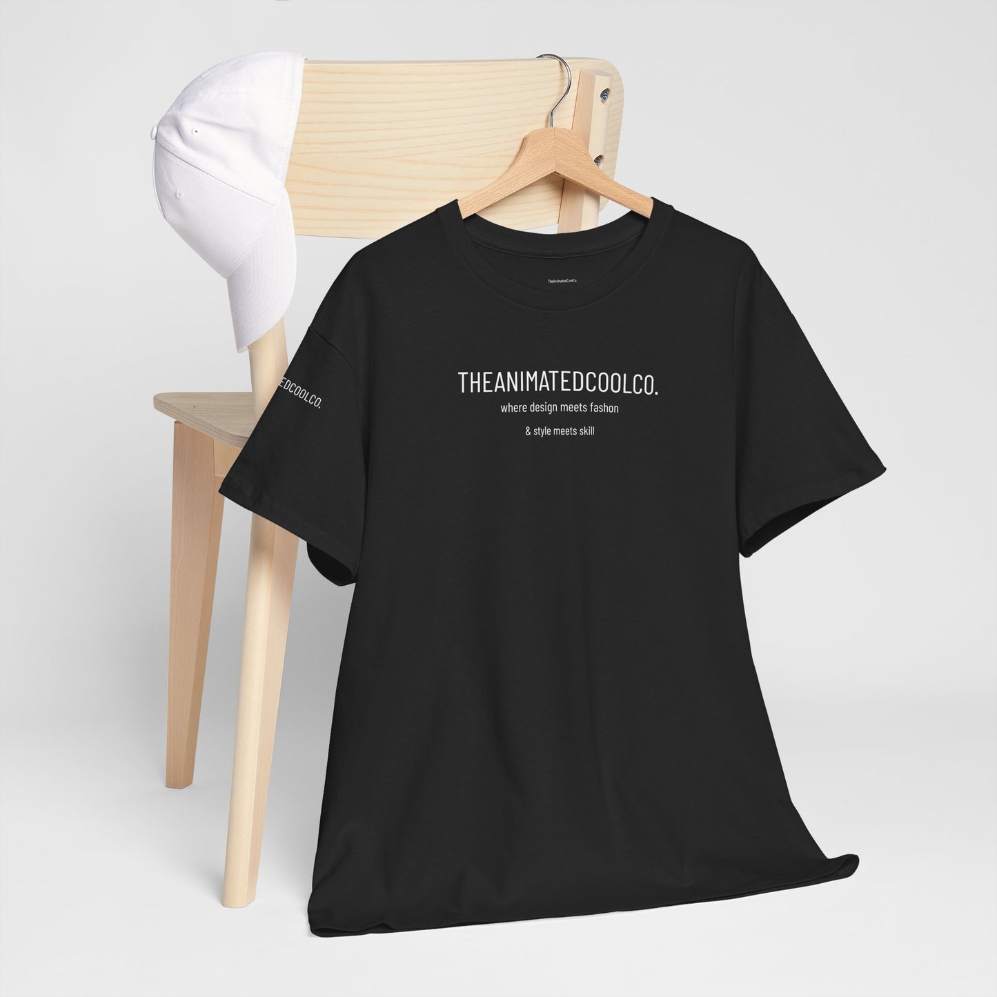 The Animated Cool Co. T-Shirt typography Black