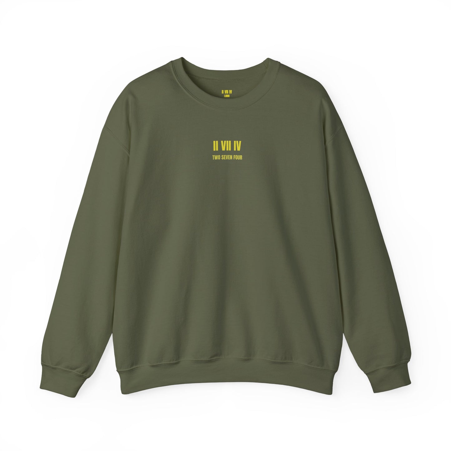 Two Seven Four Signature Sweatshirt – Olive Green