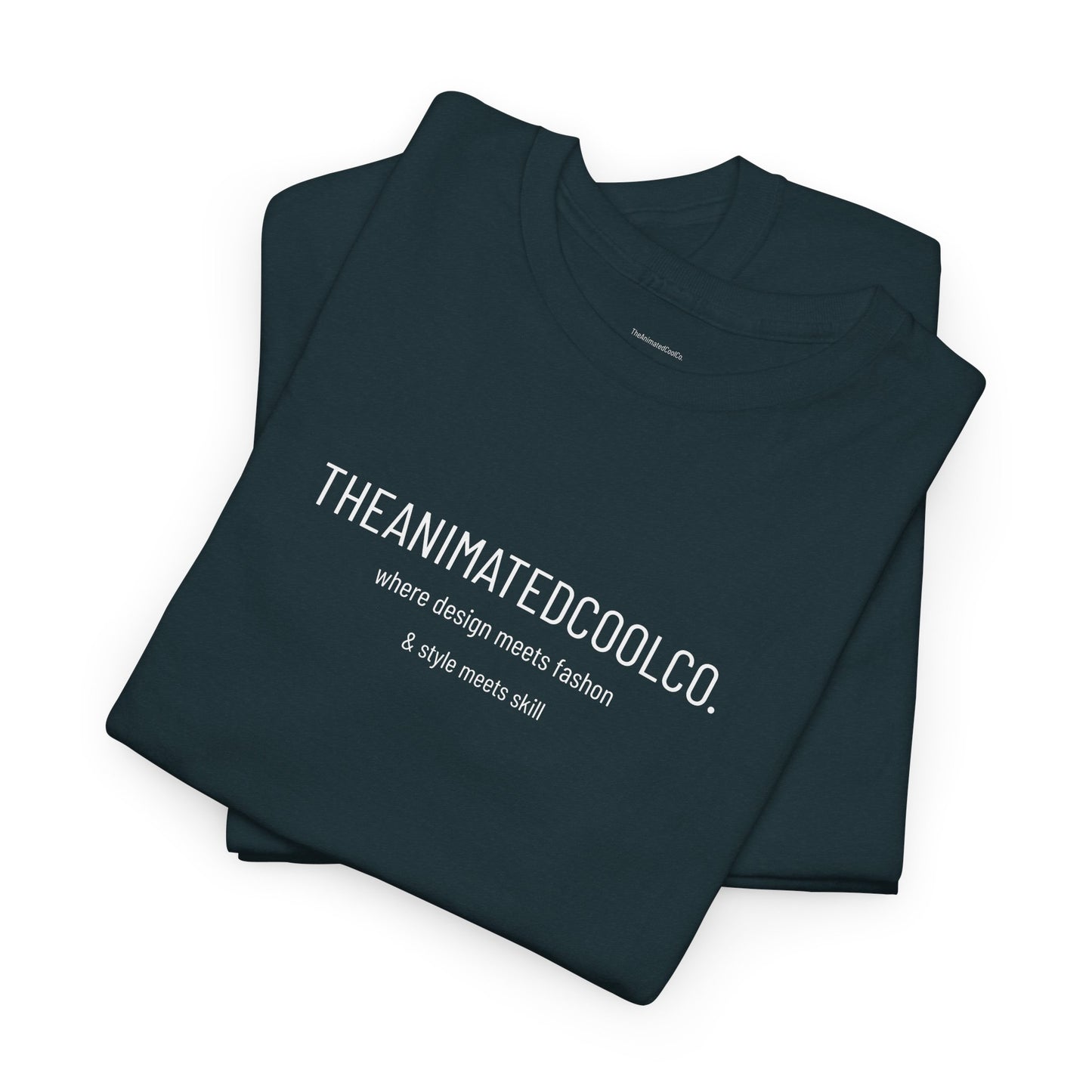 The Animated Cool Co. T-Shirt typography Dark Teal