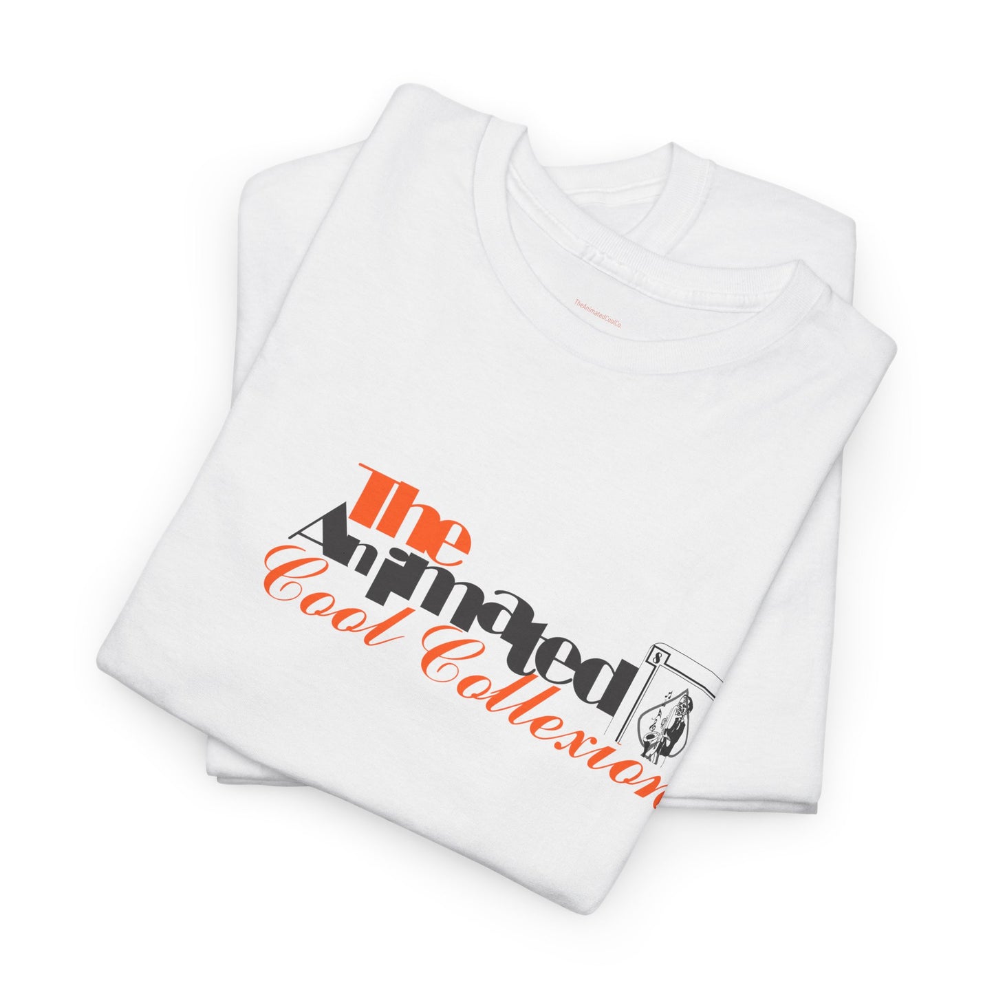 The ACC-Heavy Tshirt- Signature print and logo-White