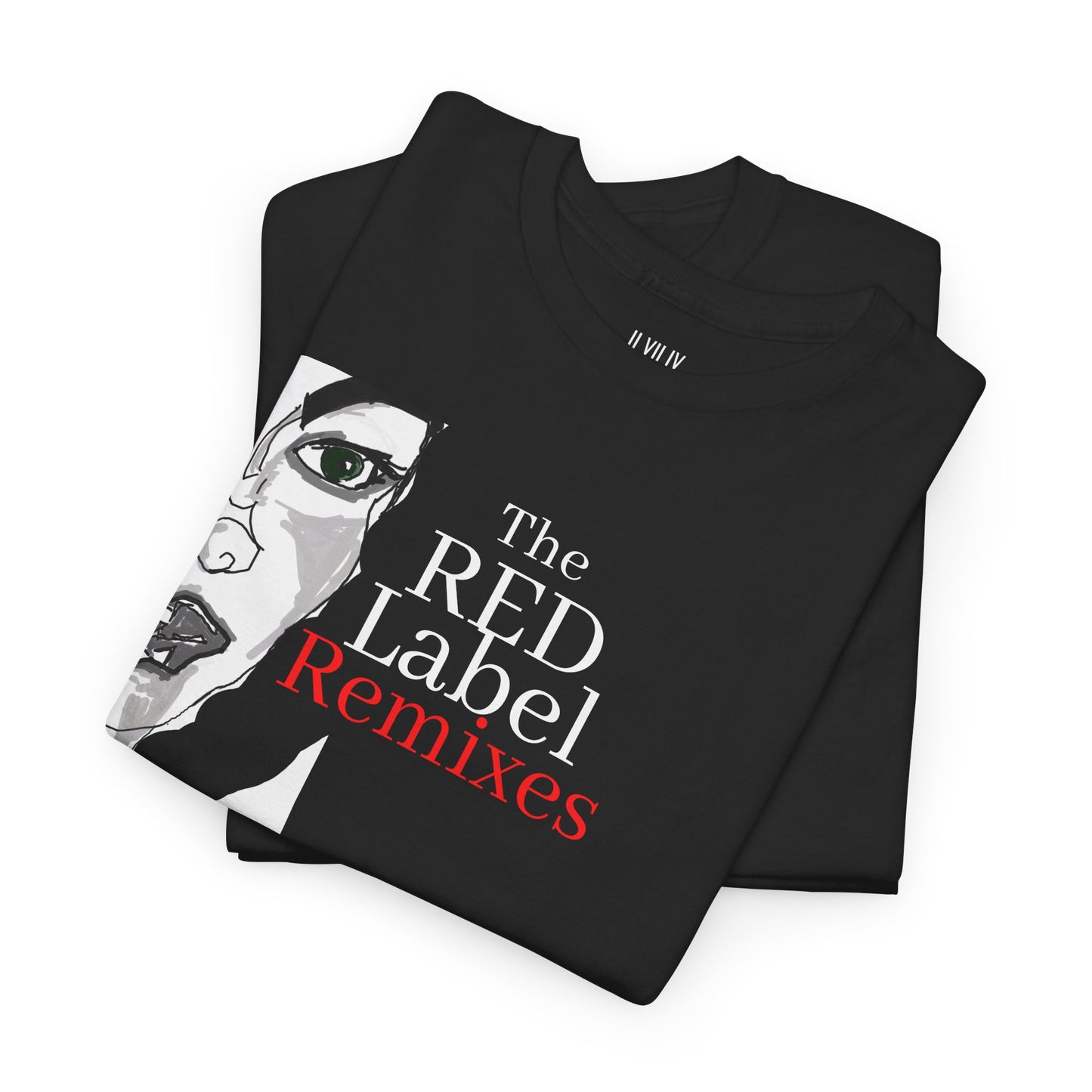 The Vinyl Consortium  Heavy Cotton T Shirt Black| otex certified| No itch labels