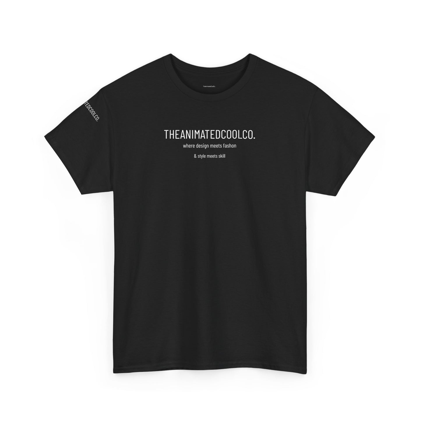 The Animated Cool Co. T-Shirt typography Black