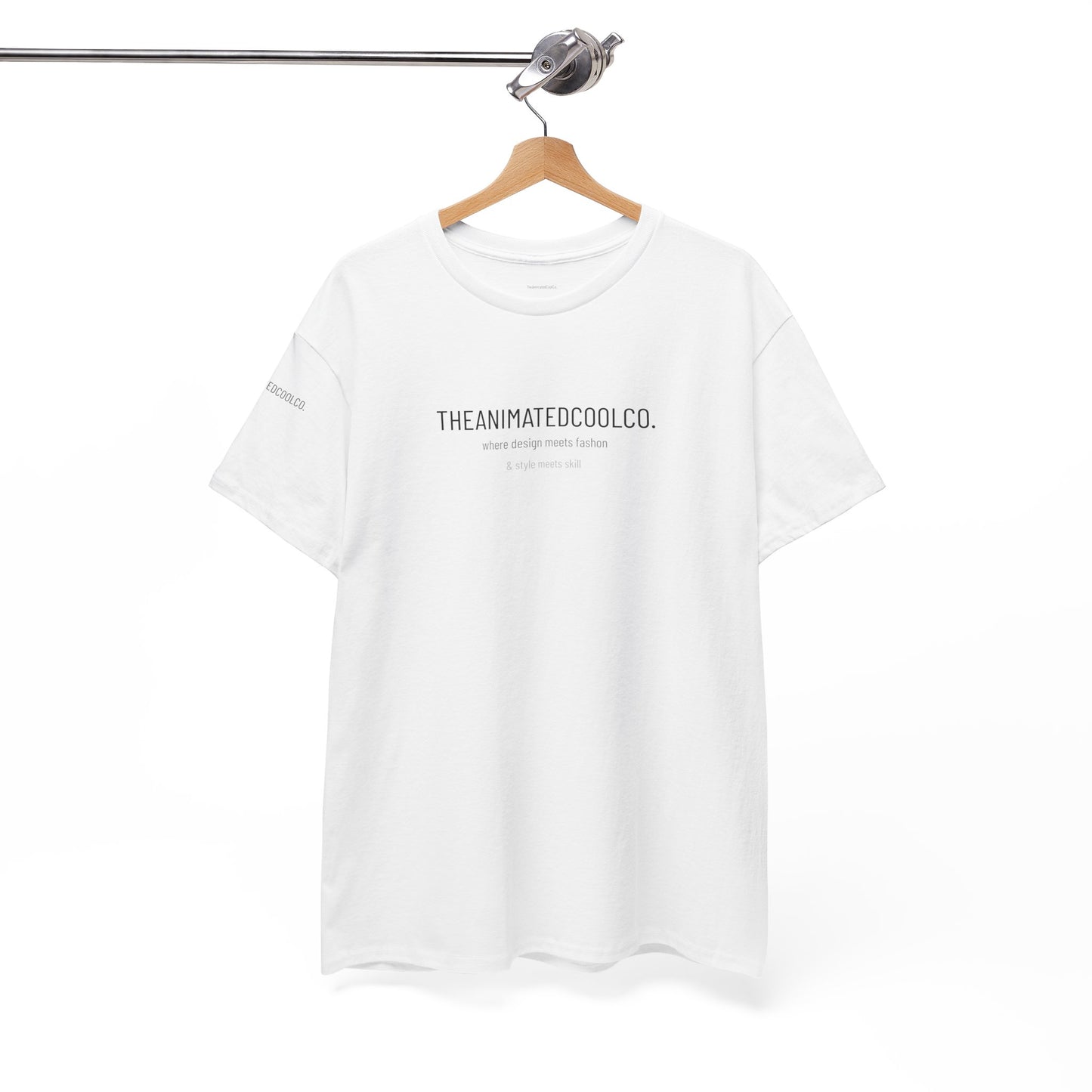 The Animated Cool Co. T-Shirt typography White