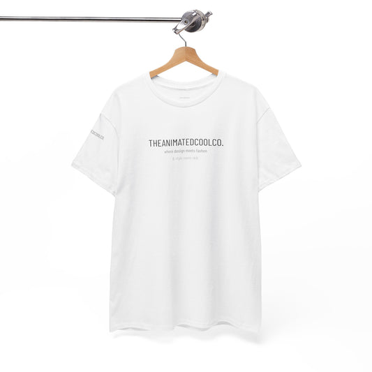 The Animated Cool Co. T-Shirt typography White