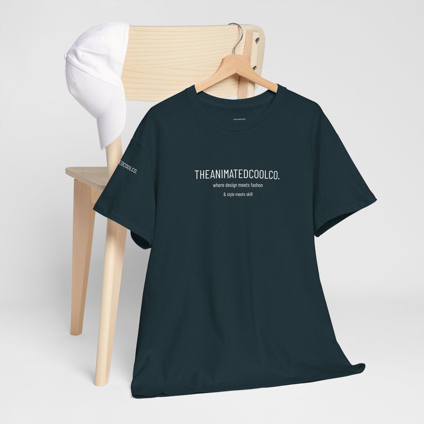 The Animated Cool Co. T-Shirt typography Dark Teal