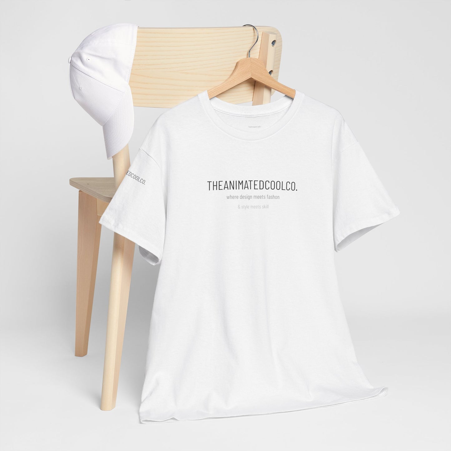 The Animated Cool Co. T-Shirt typography White