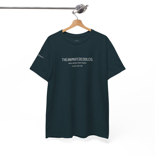 The Animated Cool Co. T-Shirt typography Dark Teal