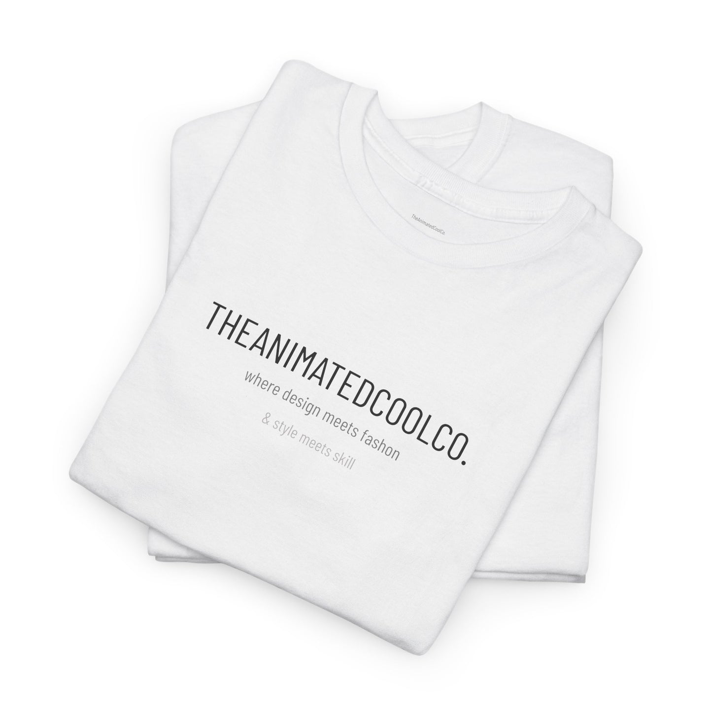 The Animated Cool Co. T-Shirt typography White