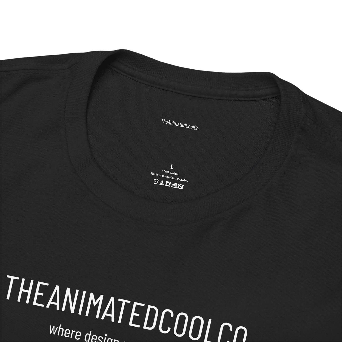The Animated Cool Co. T-Shirt typography Black