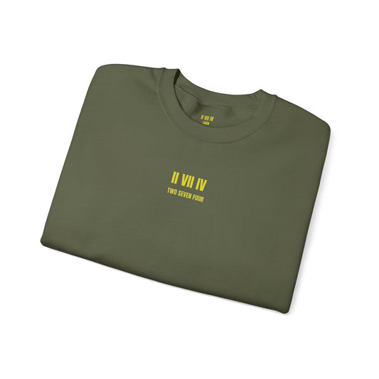 Two Seven Four Signature Sweatshirt – Olive Green