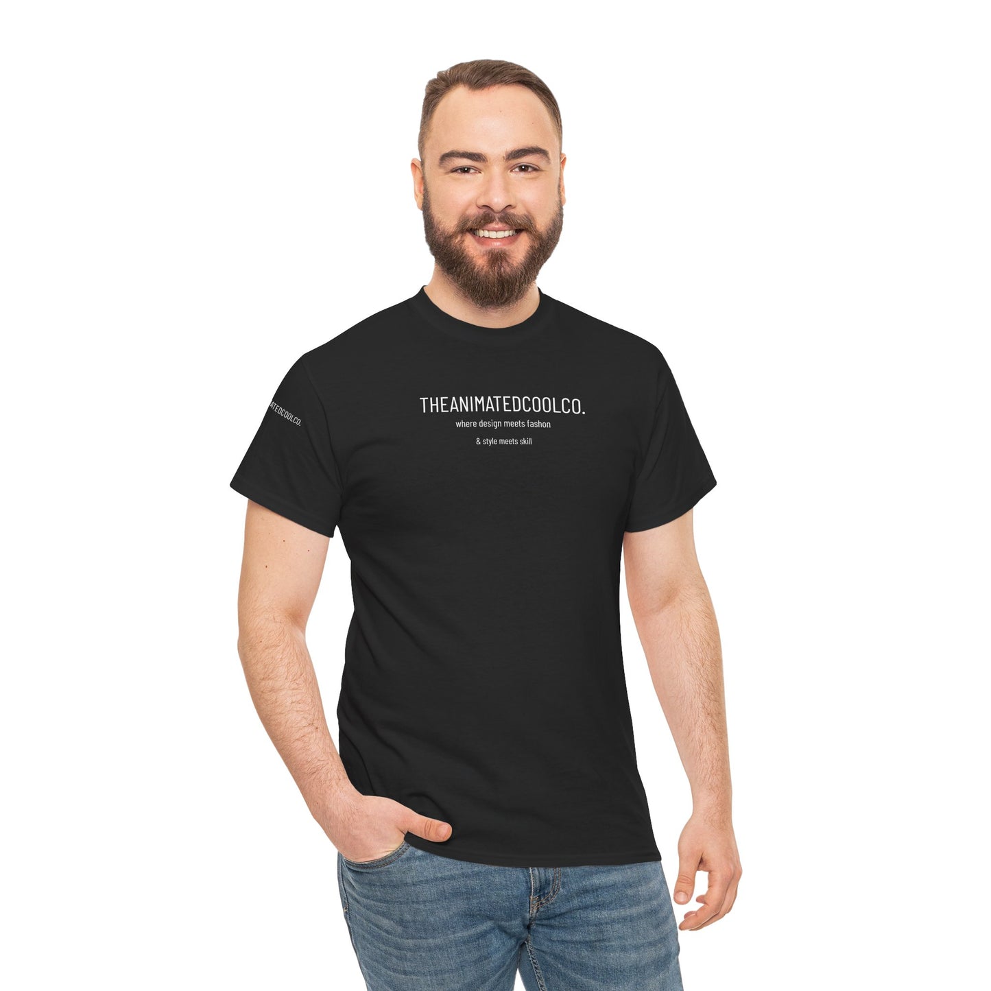 The Animated Cool Co. T-Shirt typography Black