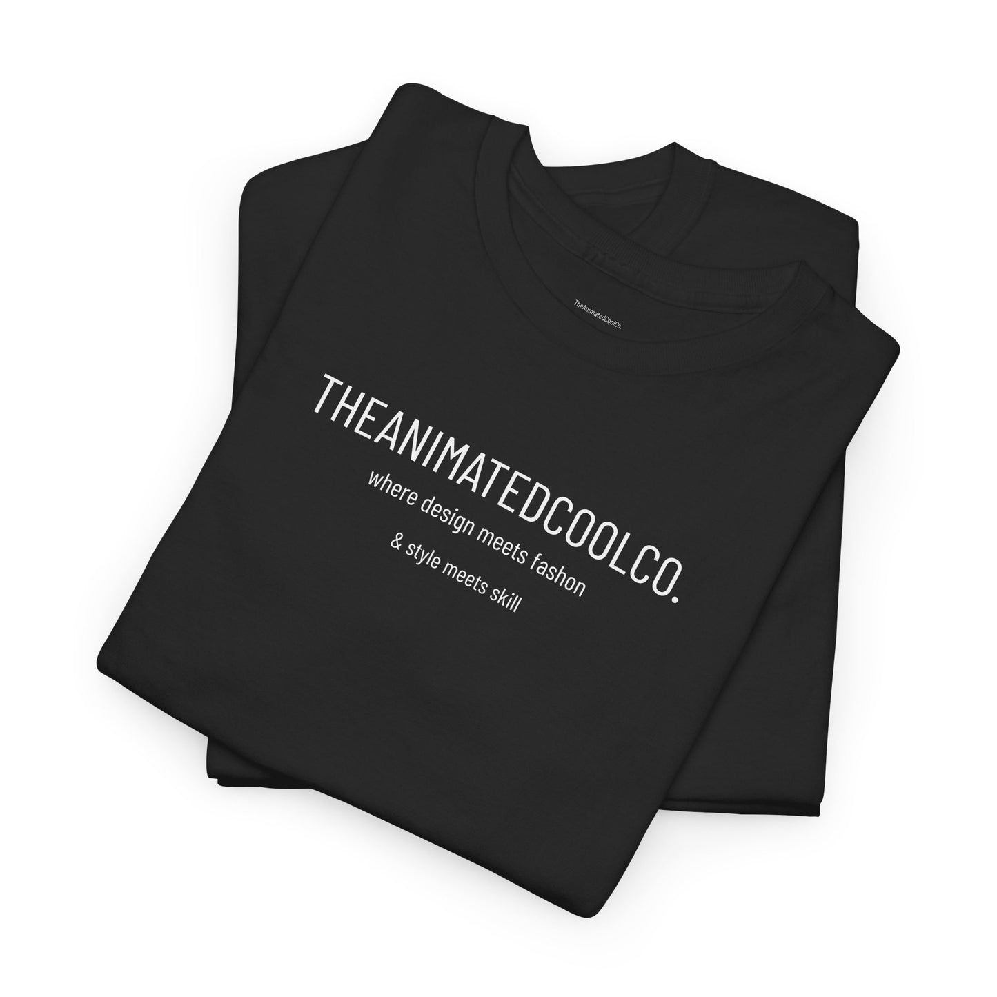 The Animated Cool Co. T-Shirt typography Black