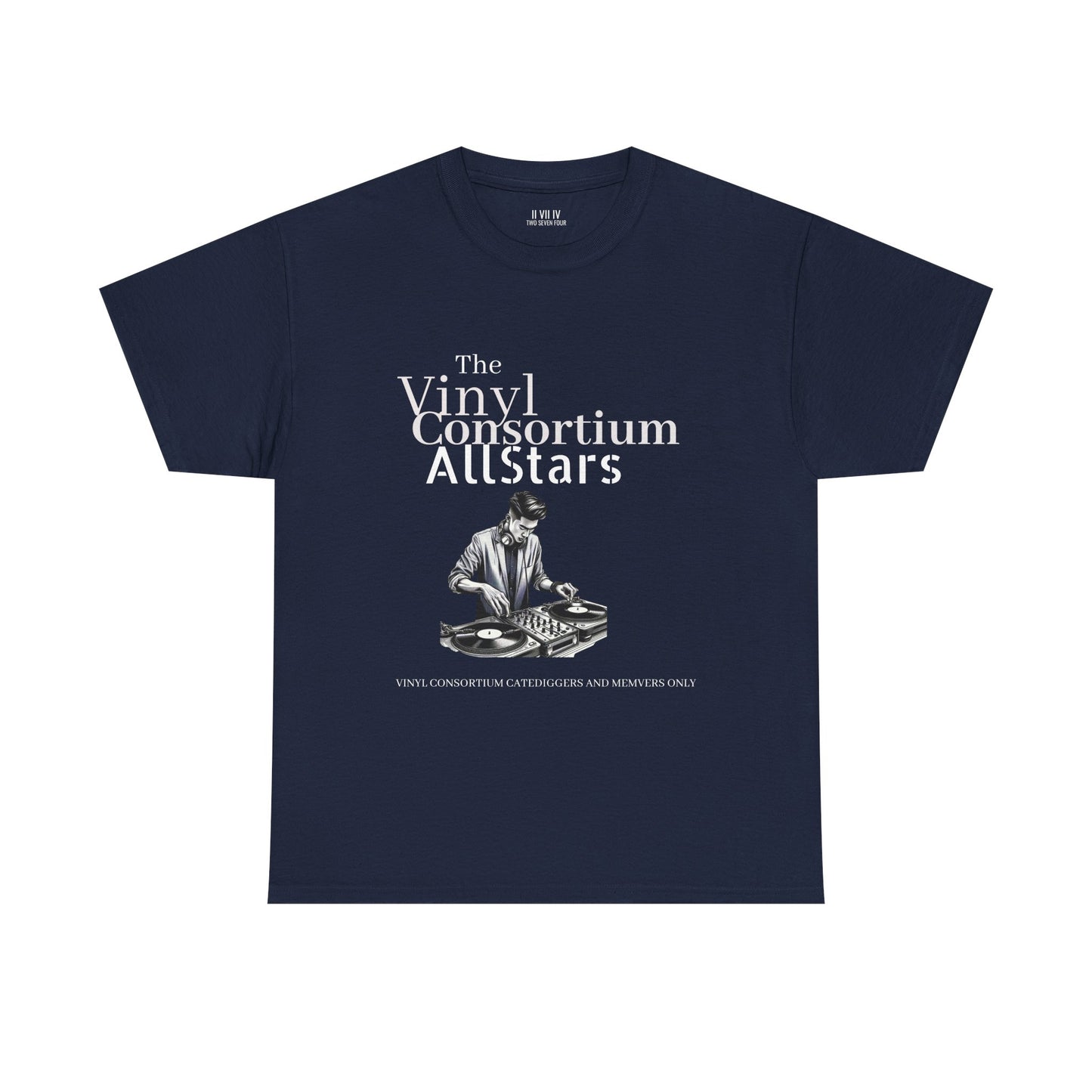 The Vinyl Consortium T-Shirt | Premium Allstars Blue|