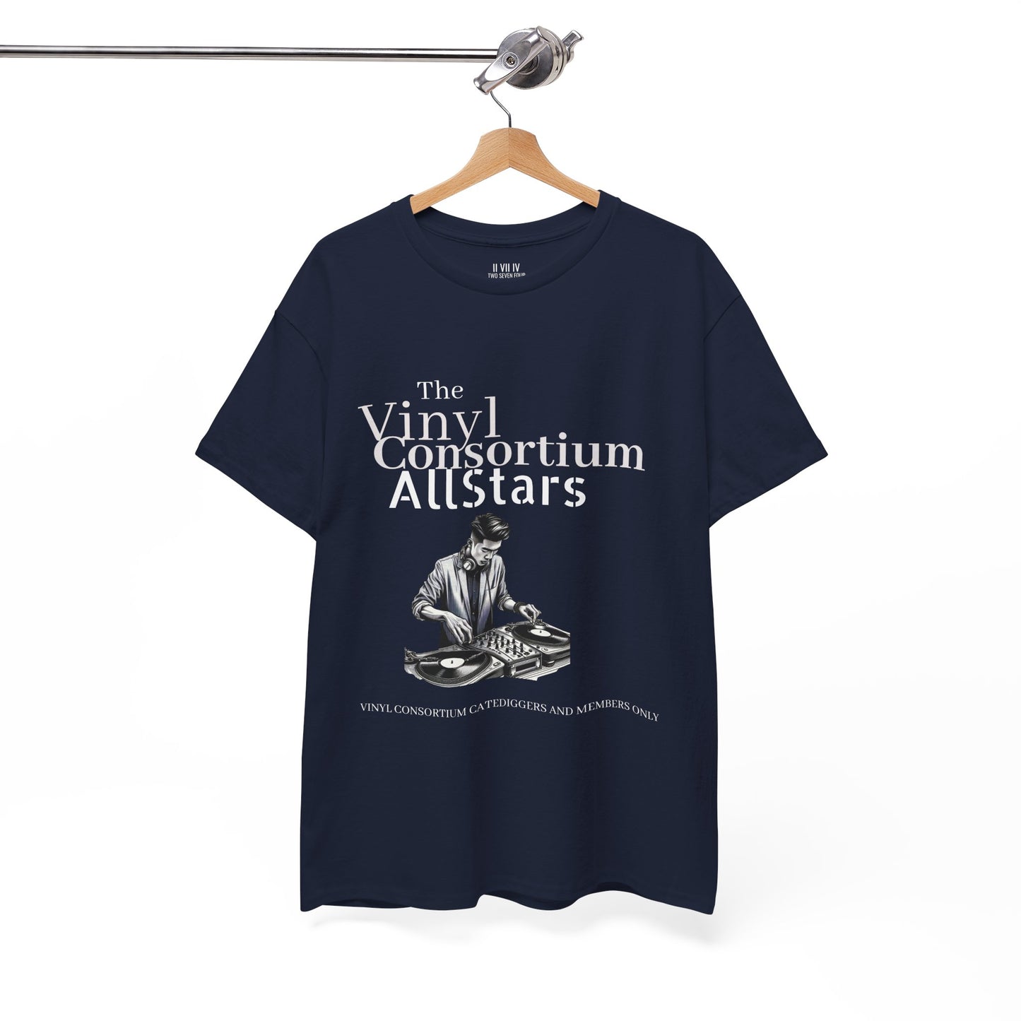 The Vinyl Consortium T-Shirt | Premium Allstars Blue|