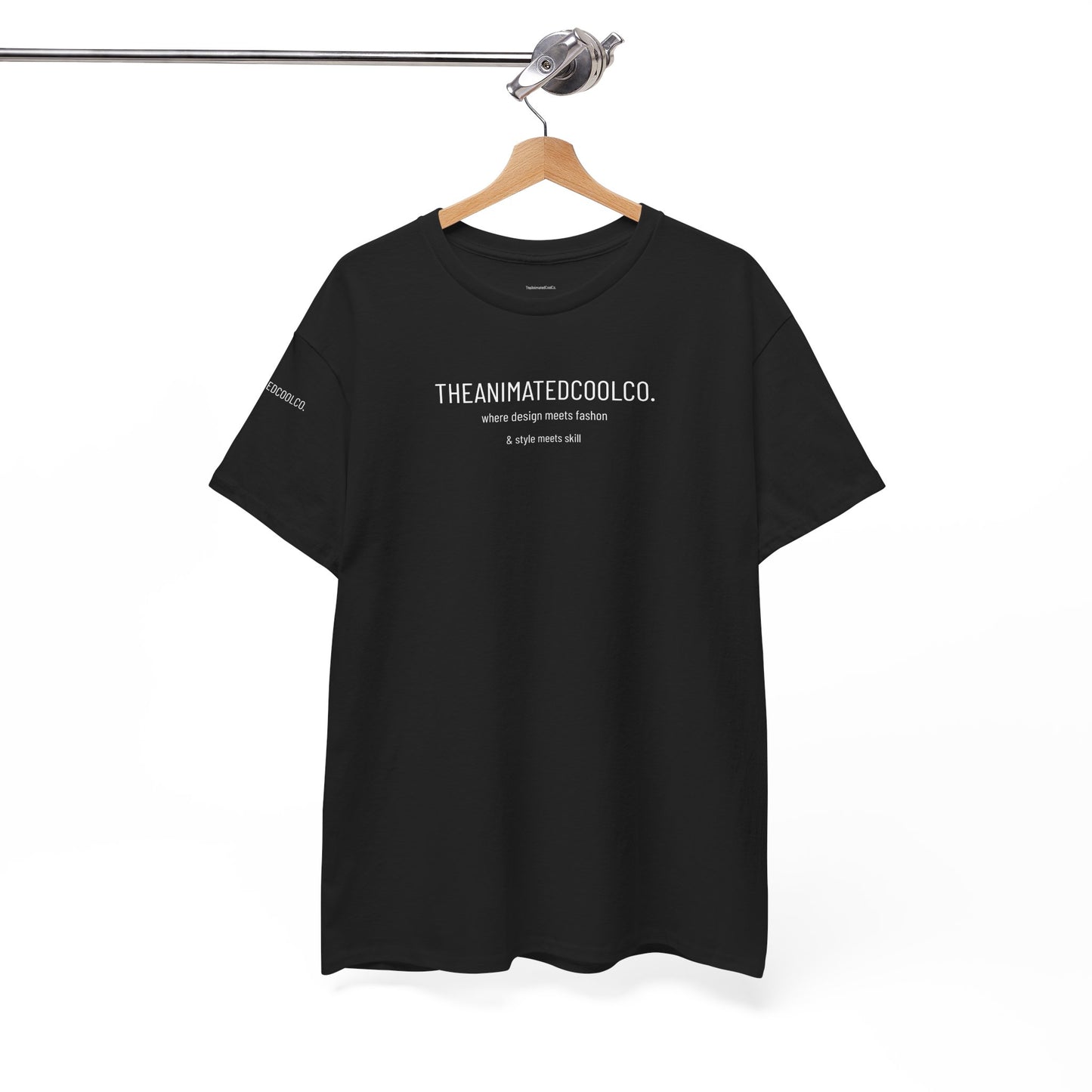 The Animated Cool Co. T-Shirt typography Black