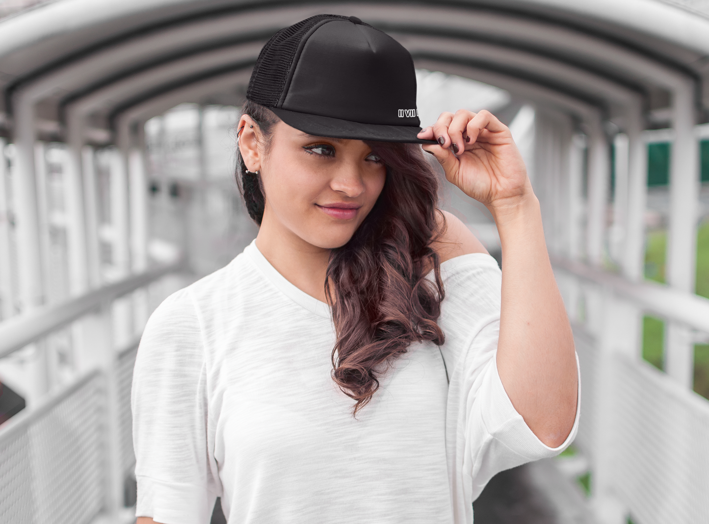 Two Seven Four Latin Trucker Cap – Bold Embroidered Six-Panel Hat
