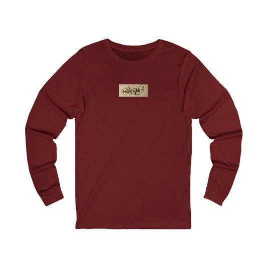 Skilligraphy Red  Long Sleeve Tee