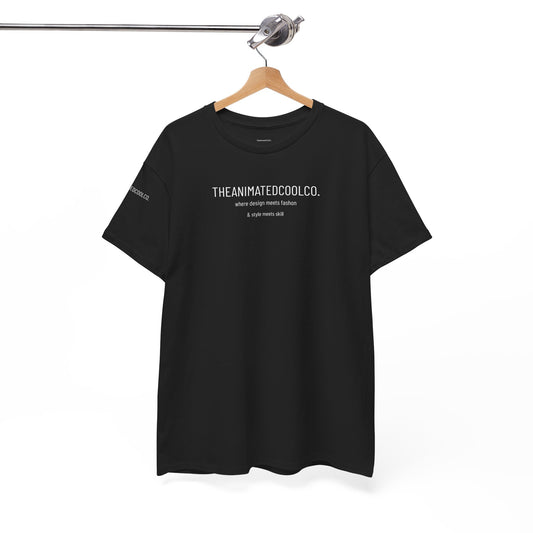 The Animated Cool Co. T-Shirt typography Black